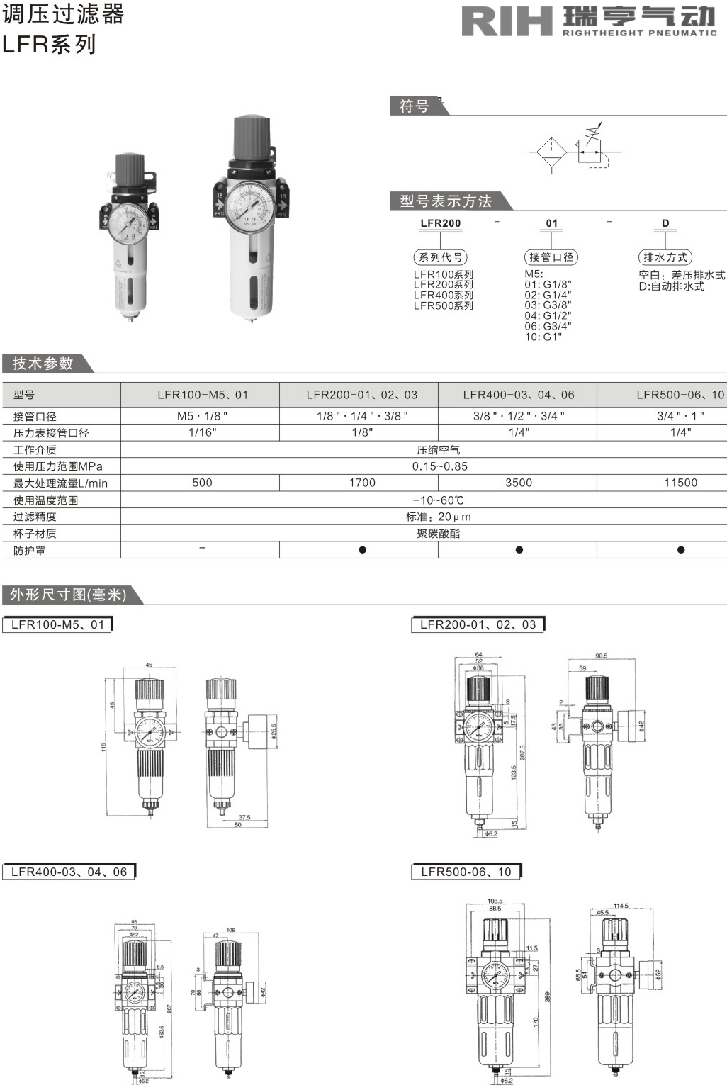 費(fèi)斯托LFR系列圖紙 費(fèi)斯托LFR系列圖紙