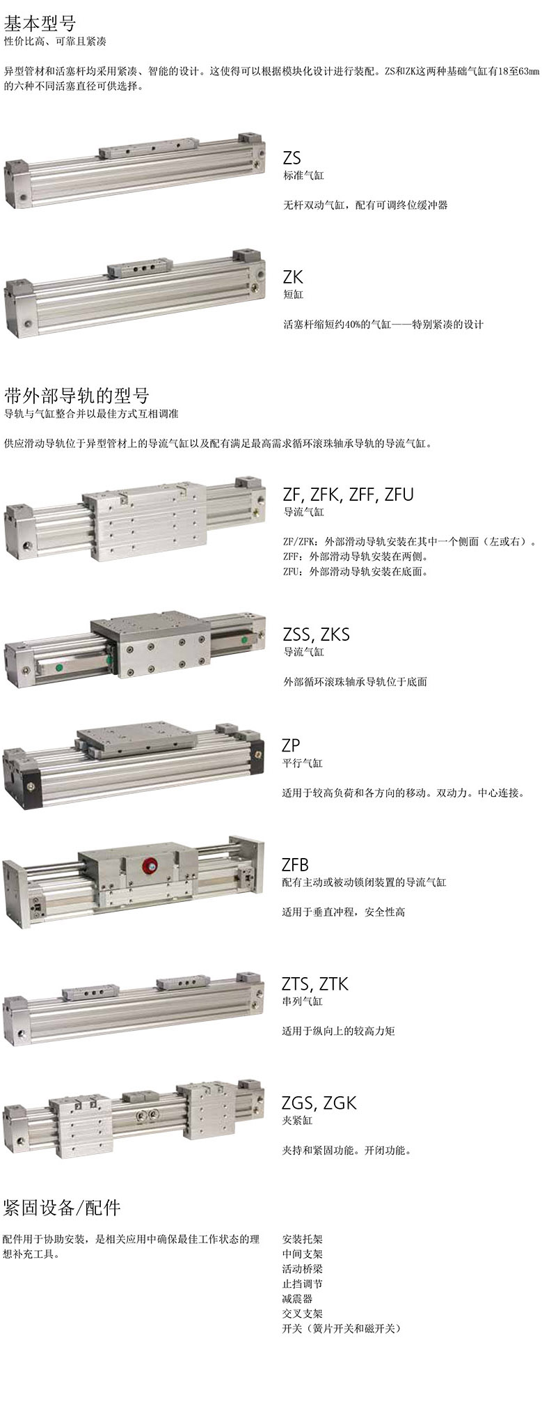 機(jī)械無(wú)桿氣缸 機(jī)械無(wú)桿氣缸